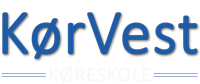 Kørvest Køreskole logo